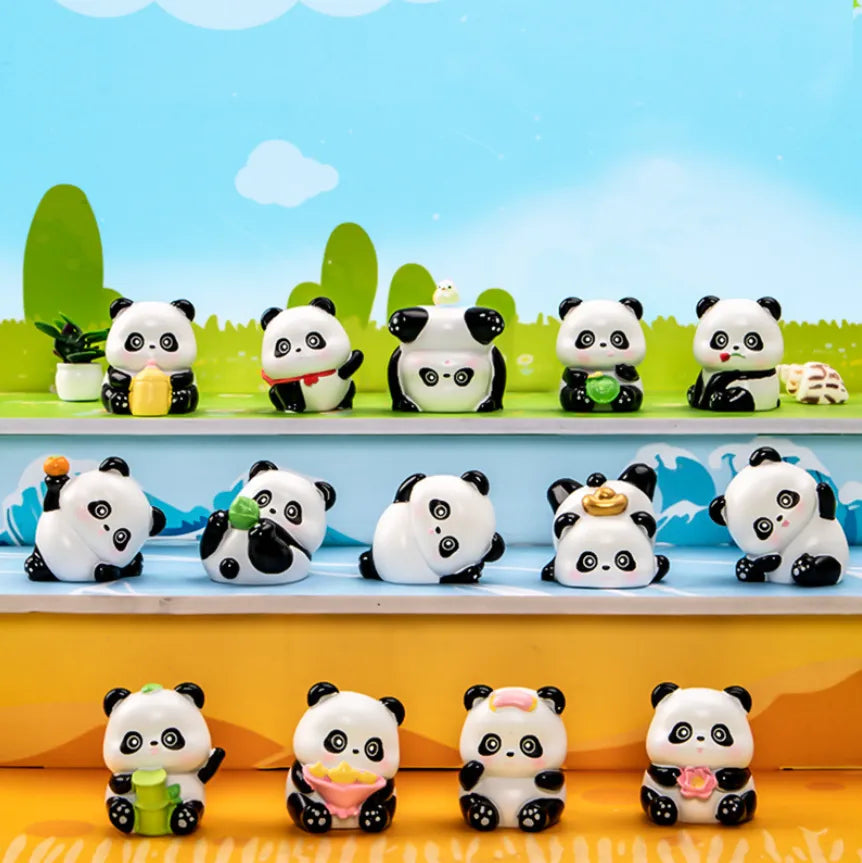 Oso Panda Figura Coleccionable Sorpresa Shine KL282