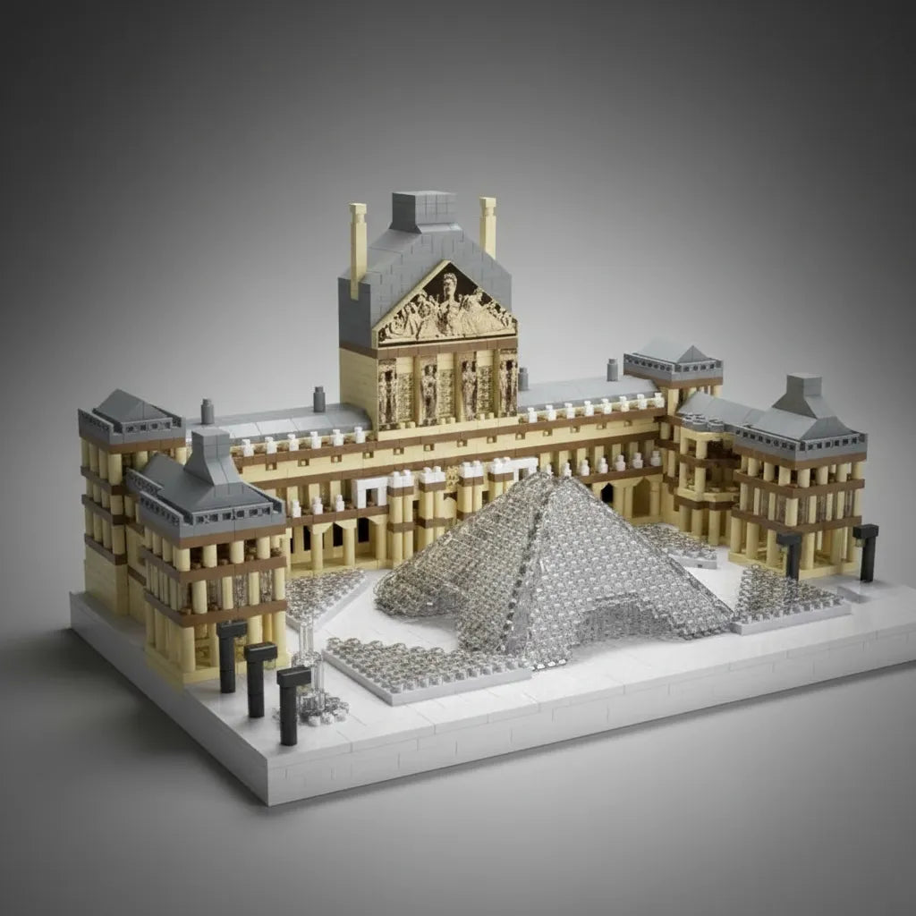 Bloques De Construccion Museo Louvre 3000Pcs 3034211