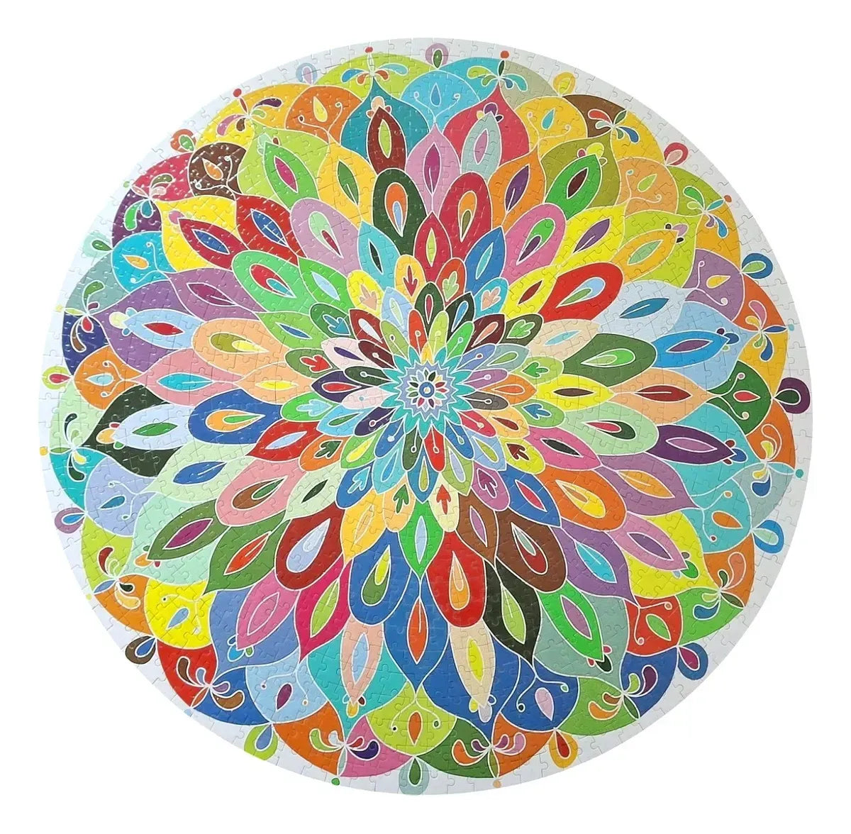 Puzzle Circular 1000 Pzas Mandalas de Plumas 810-0203 FD10002695 (34)