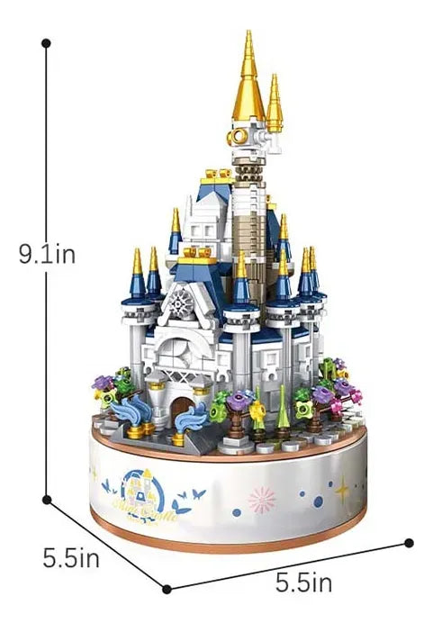 Panlos Bricks Cajita Musical Puzzle 3d Castillo 617pzs 2081539