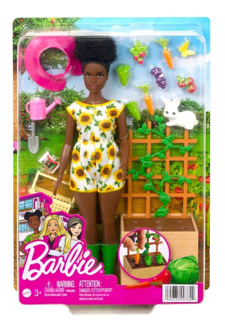 Muñeca Barbie Jardineria Con Accesorios Hcd4 Mattel