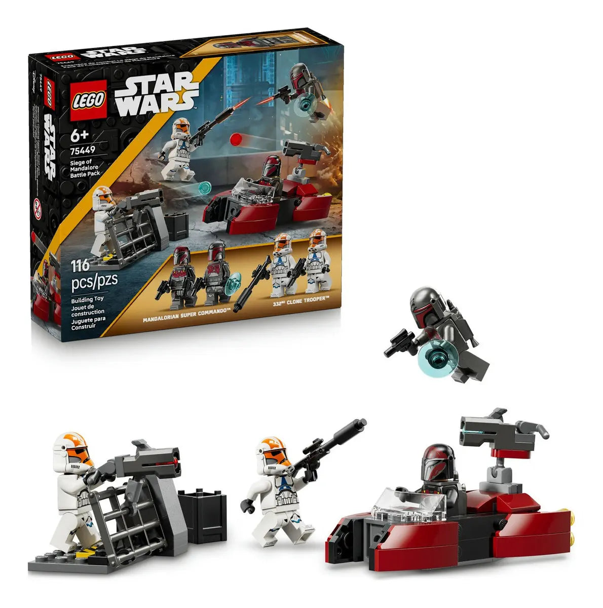 Lego Star Wars: Pack de Combate Asedio de Mandalore 75449