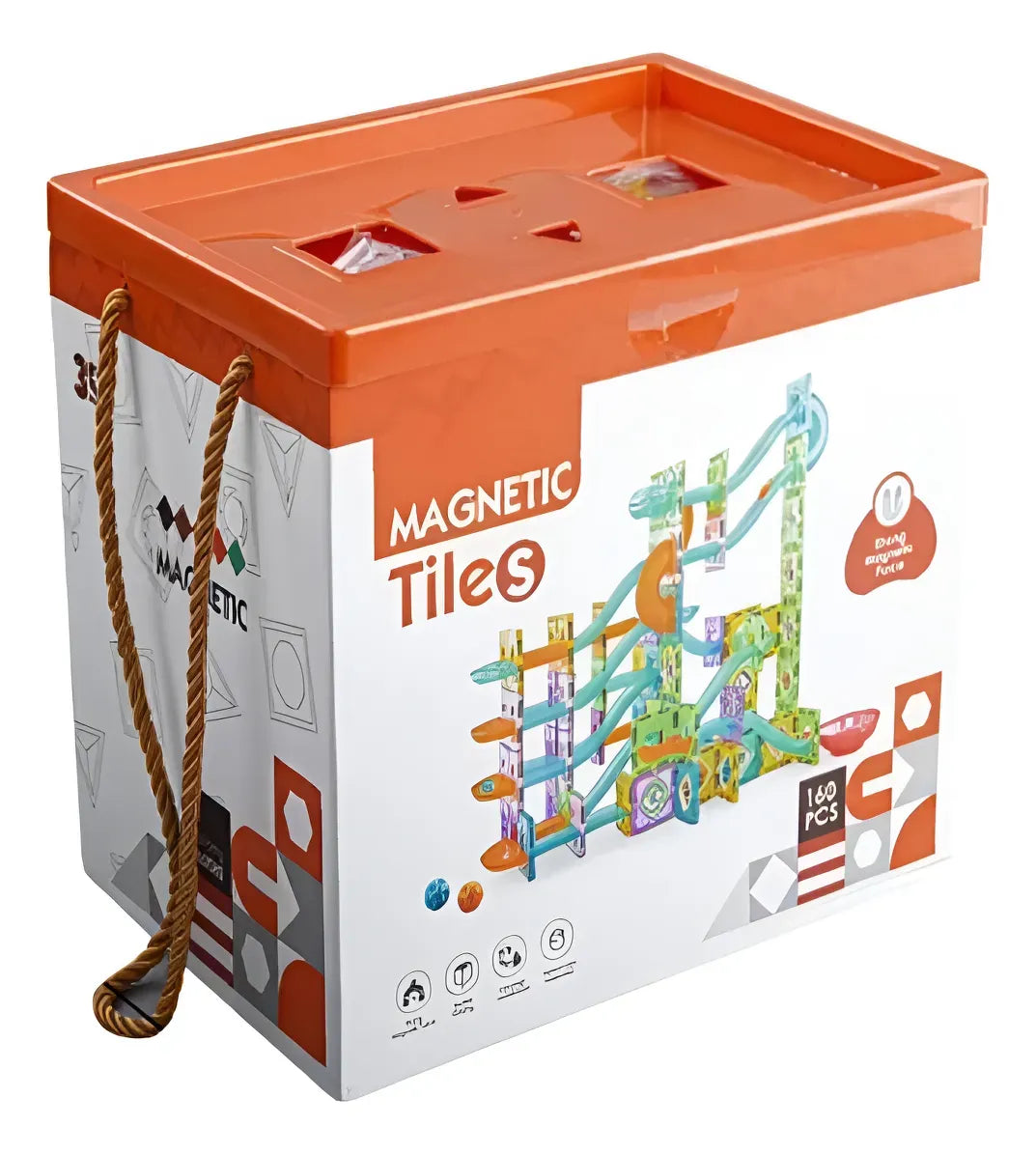 Bloques Construcción Magnéticos Magnetic Tiles Shine 2444732