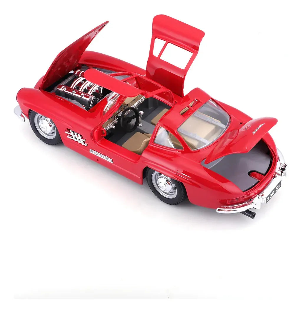 Bburago 1:24 Mercedes-Benz SL 300 1954 Rojo/Gris 18-22023