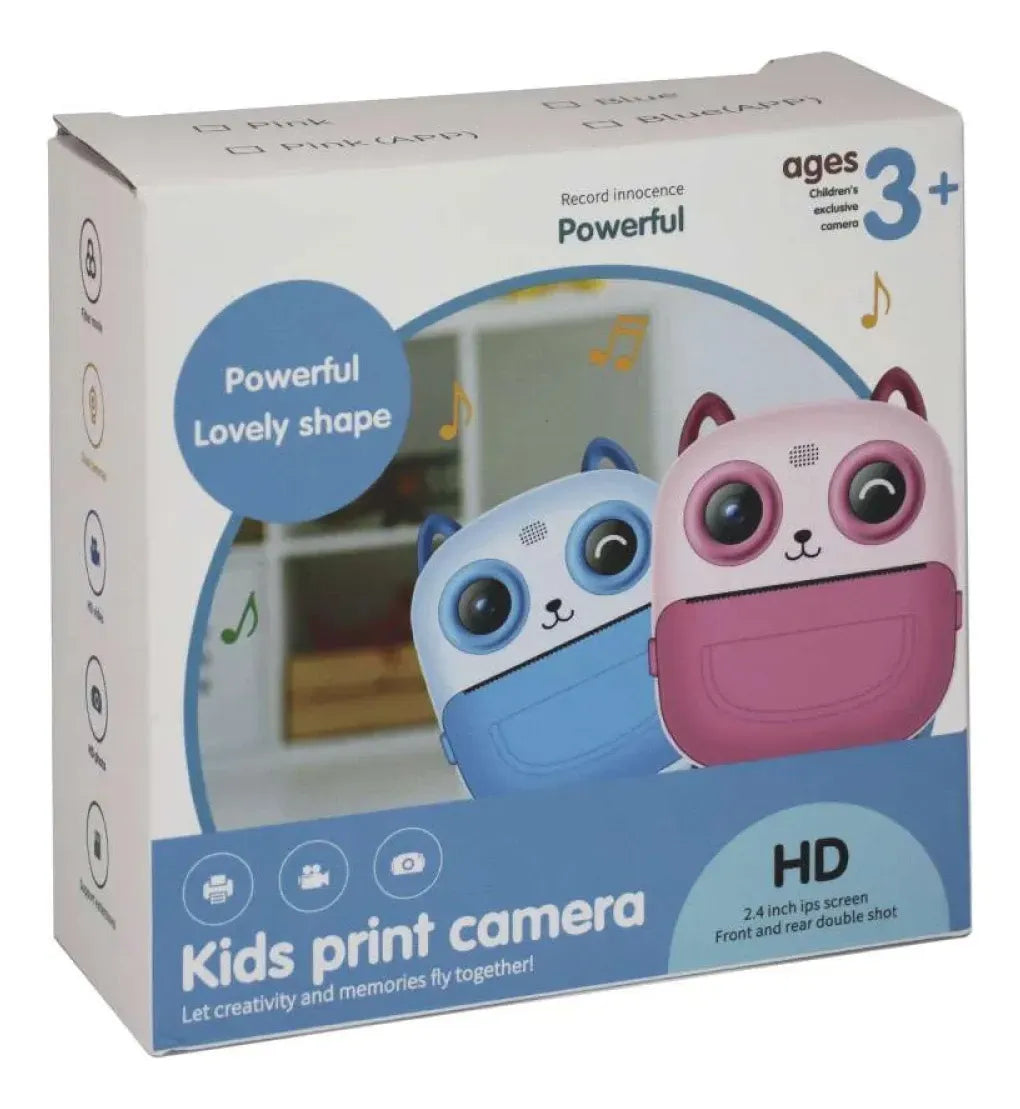 Camara Instantanea para niños Buho AZUL S56818