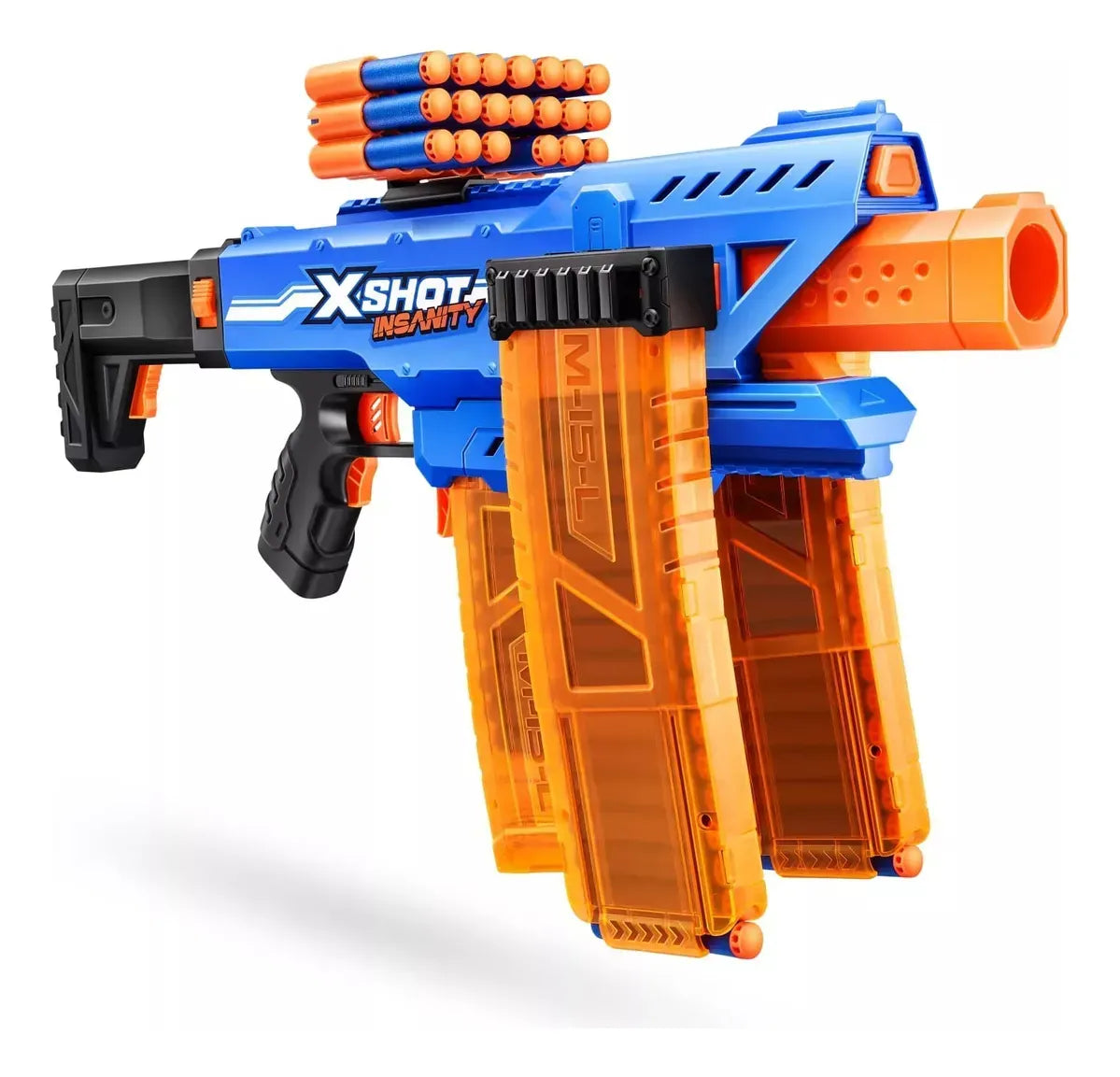X-Shot Zuru Insanity Motorised Clip Blas 36786 7601
