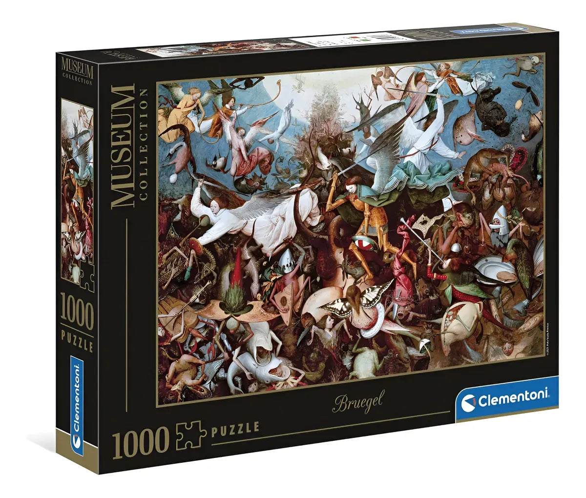 Clementoni Puzzle 1000pzs La caida de los angeles rebeldes, Brueghel 39662