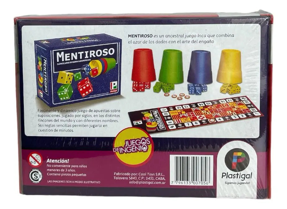 Juego Mentiroso Plastigal 705