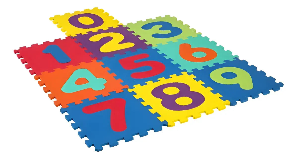 Duck Alfombra Numeros 10 pzs 30x30cm GE120225