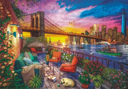 Puzzle Hqc Manhattan Balcony 3000 Pzas 33552 Clementoni