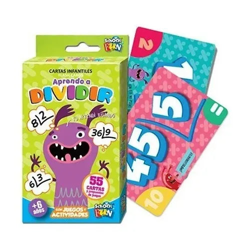Cartas Educativas Aprende a Dividir CL-114