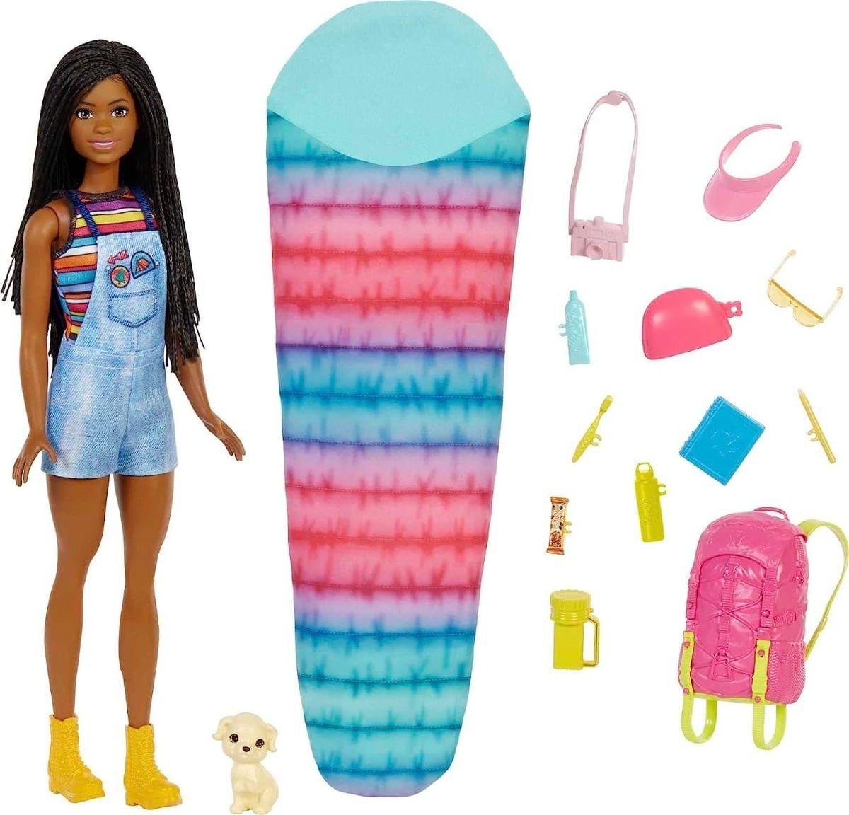 Muñeca Barbie Camping Brooklyn Hdf74 Mattel