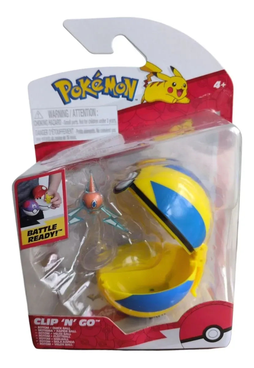 Pokémon Figura 6cm + Pokebola Clip N Go 95057