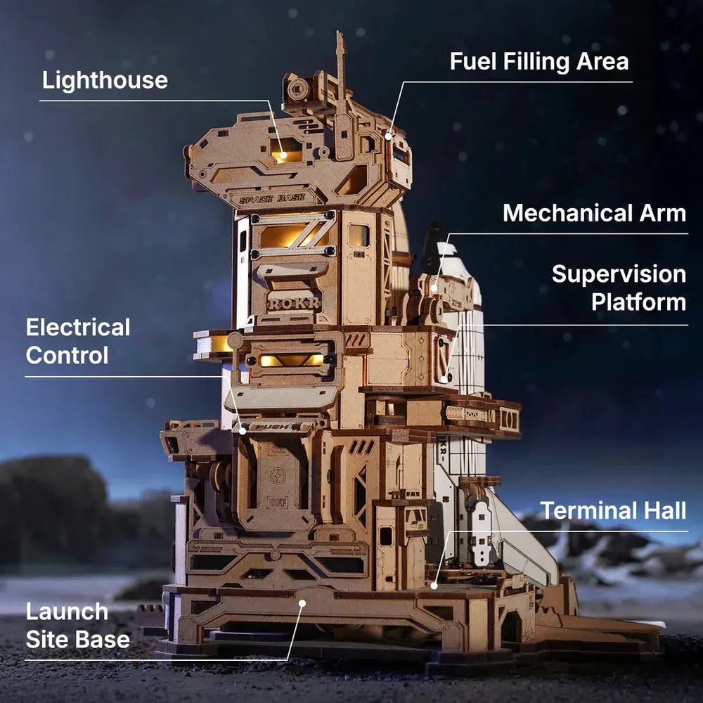 Robotime Rokr Puzzle 3d Transbordador Espacial Lka02