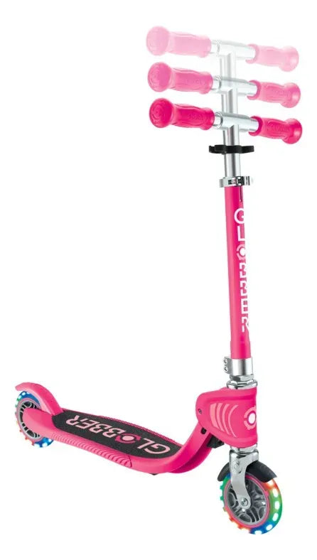 Globber Monopatin Flow Foldable Junior Lights Fucsia 870-102