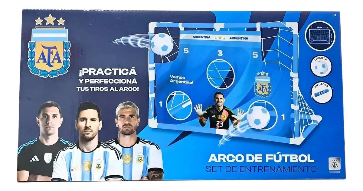 Set Juego De Futbol Punteria Con Pelota AFA 57502