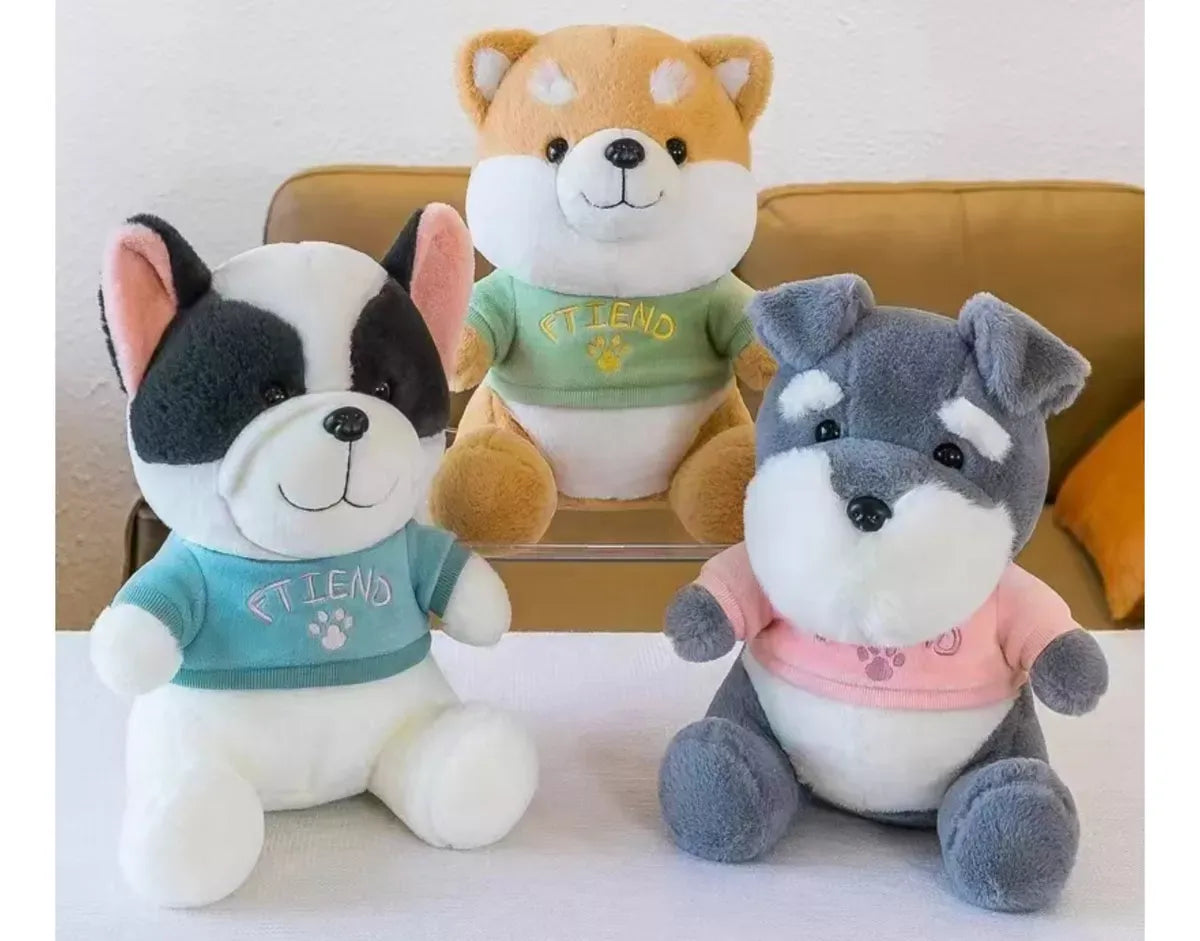 Peluche Perro Sweater 21cm 1005-74