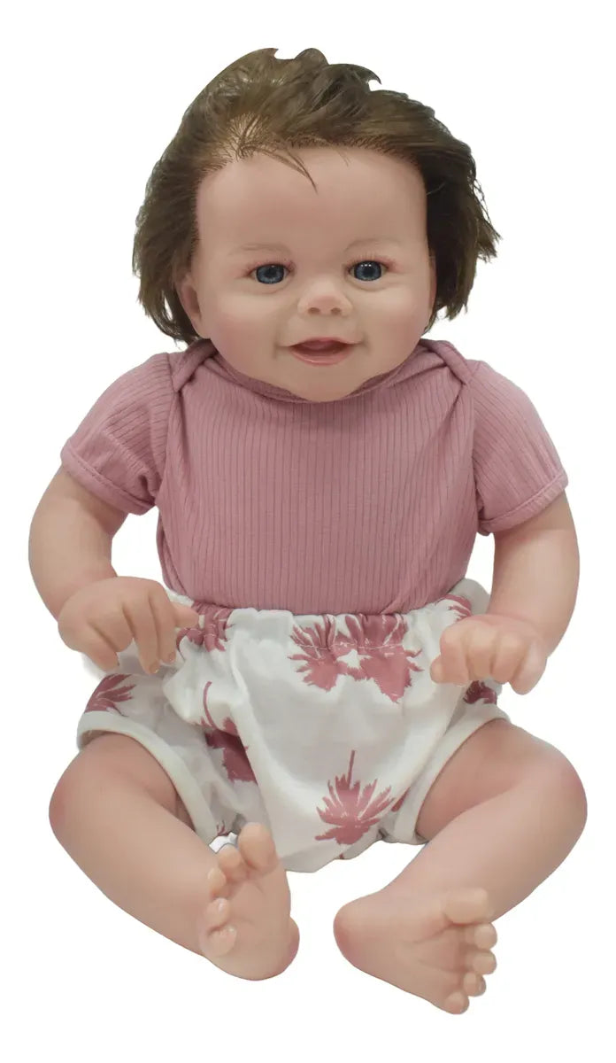 Muñeca Newborn 50 cm Realista con Cabello y Accesorios S43537