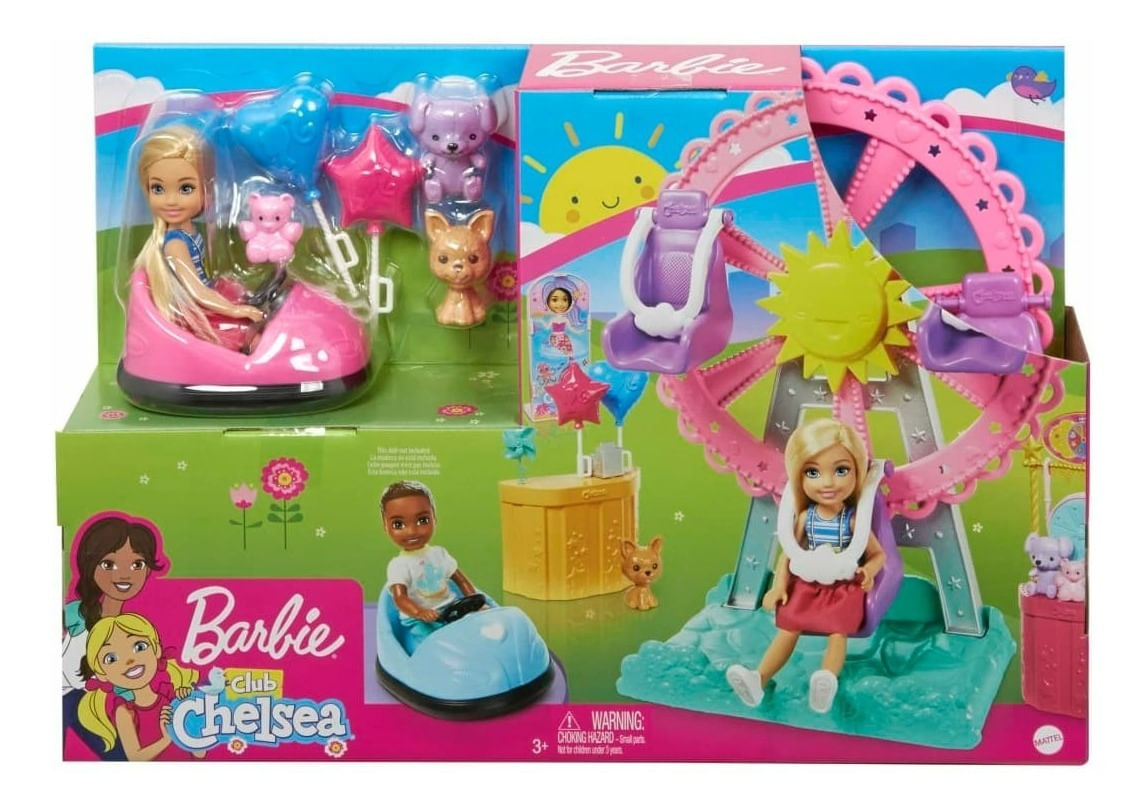 Muñeca Barbie Chelsea Parque De Diversiones Ghv82 Mattel