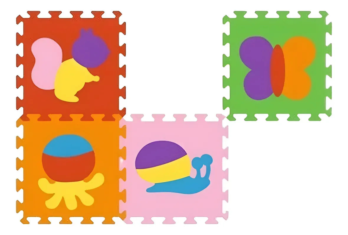 Duck Alfombra Animalitos 10 Pzs 30x30cm GE120925