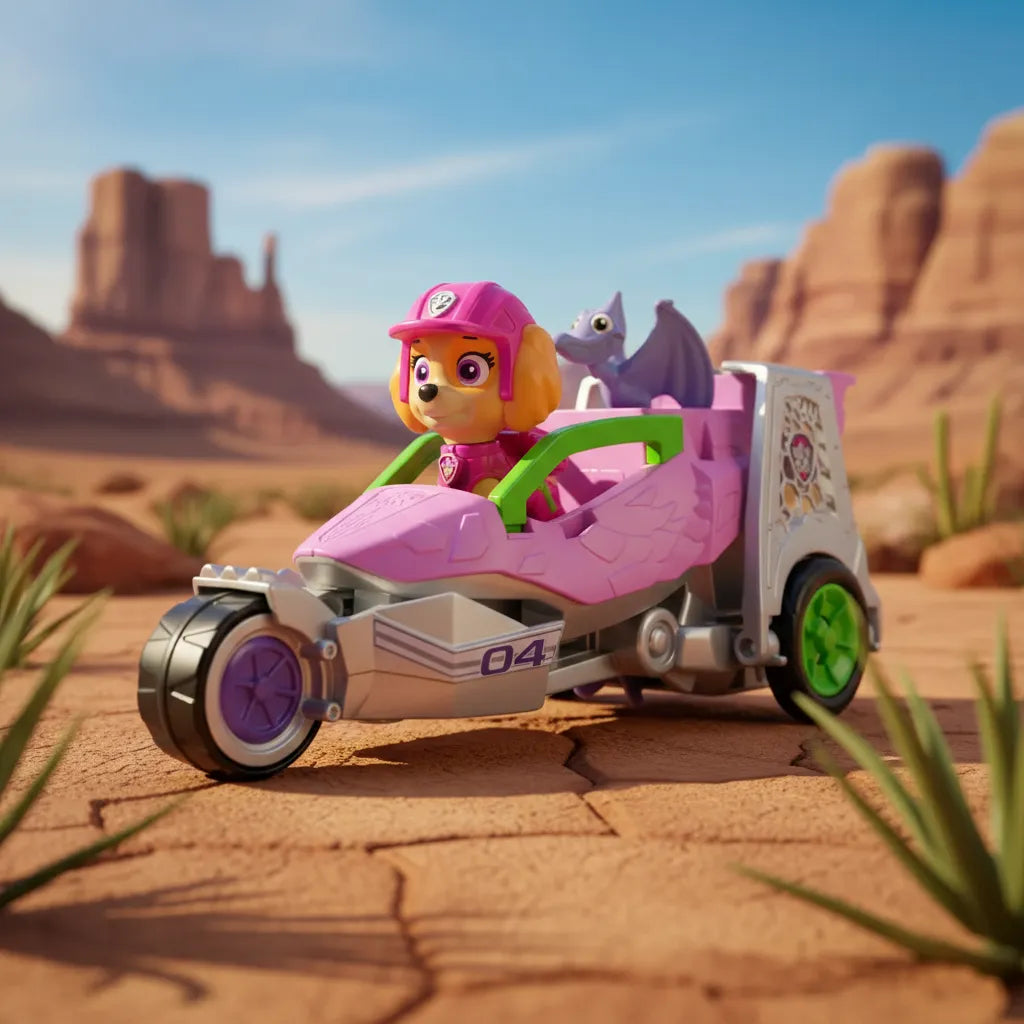 Paw Patrol Dino Vehiculo Skye Con Dinosaurio 97236/6075758