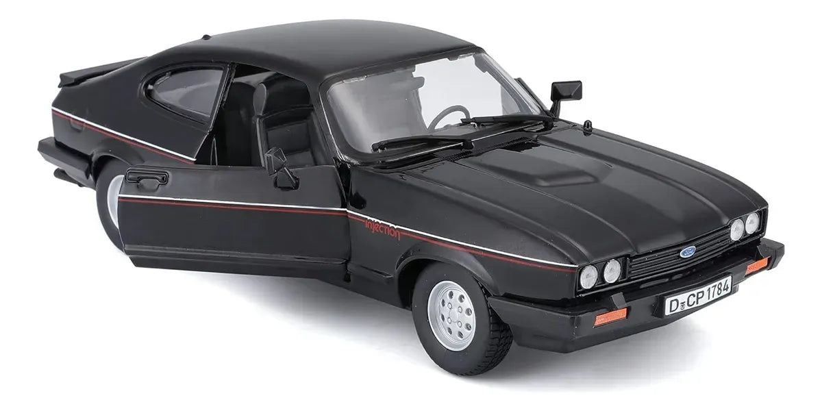 Bburago 1:24 Ford Capri 1600 GT 1982 Negro 18-21093