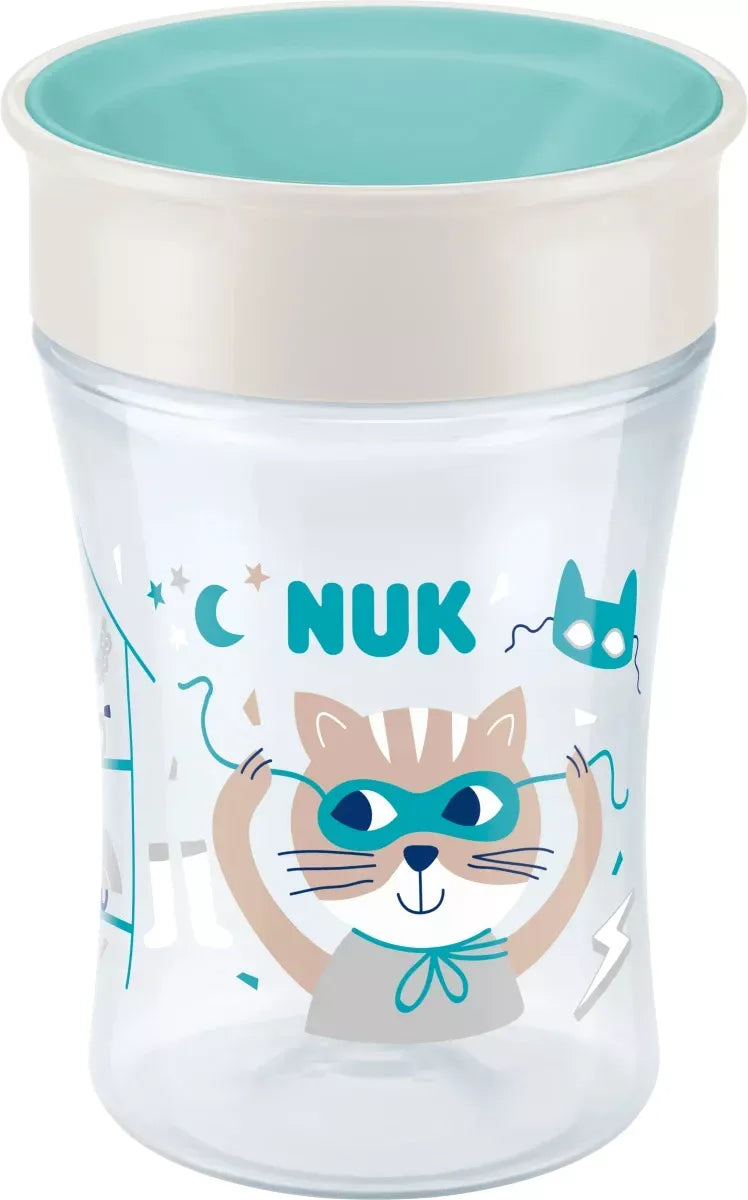 Nuk Vaso Evo Magic Cup Gato verde 230ml 08m+ 10255604
