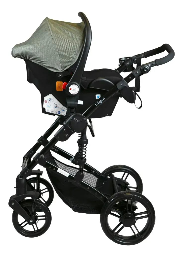 Baby One Coche Laika travel system con base color verde C BOTS-032S