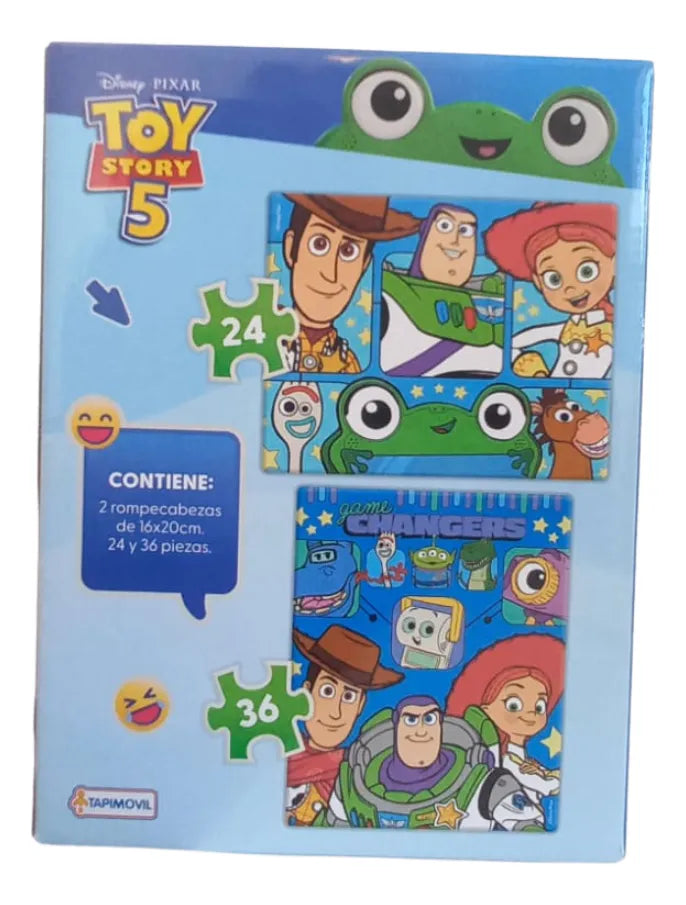 Toy Story 5 2 Puzzle 24 Y 36 Piezas Dts17954