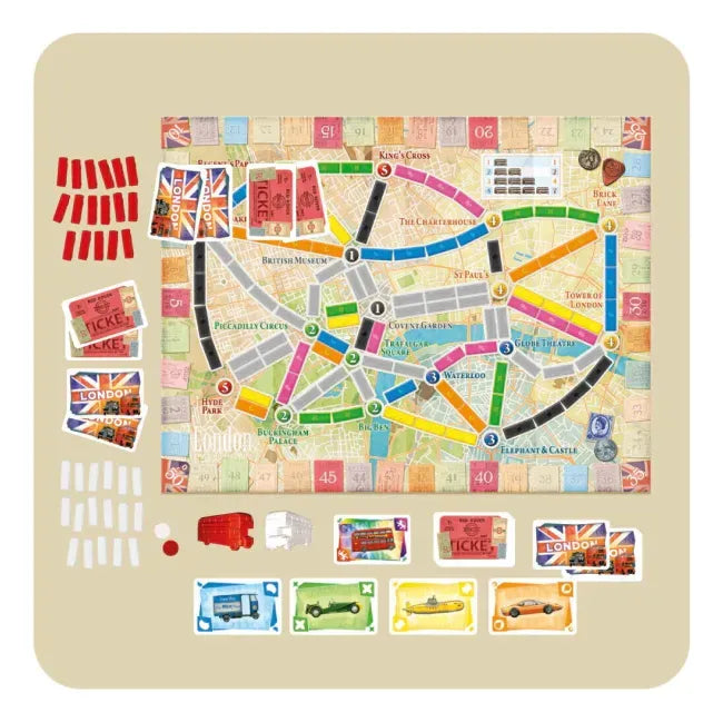 Juego Aventureros al Tren Londres Maldon 7601