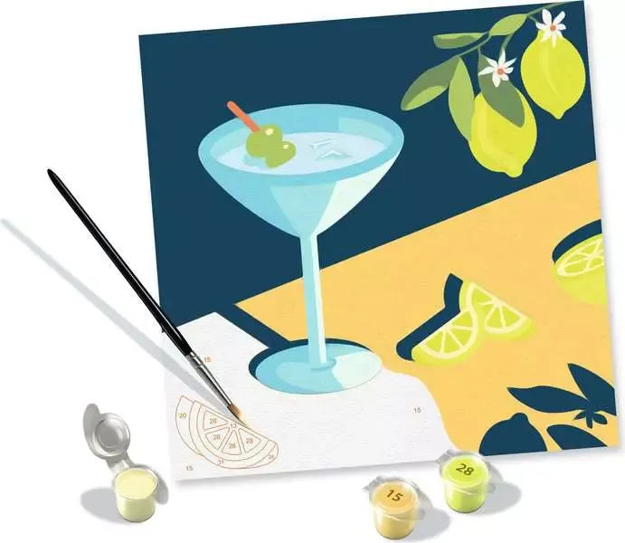 Ravensburger CreArt Pinta Por Numeros Martini 25561