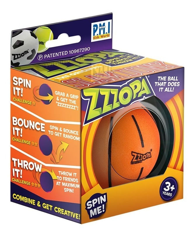 Pelota Zzzopa Basket Gira Y Rebota Spinner Zz9010