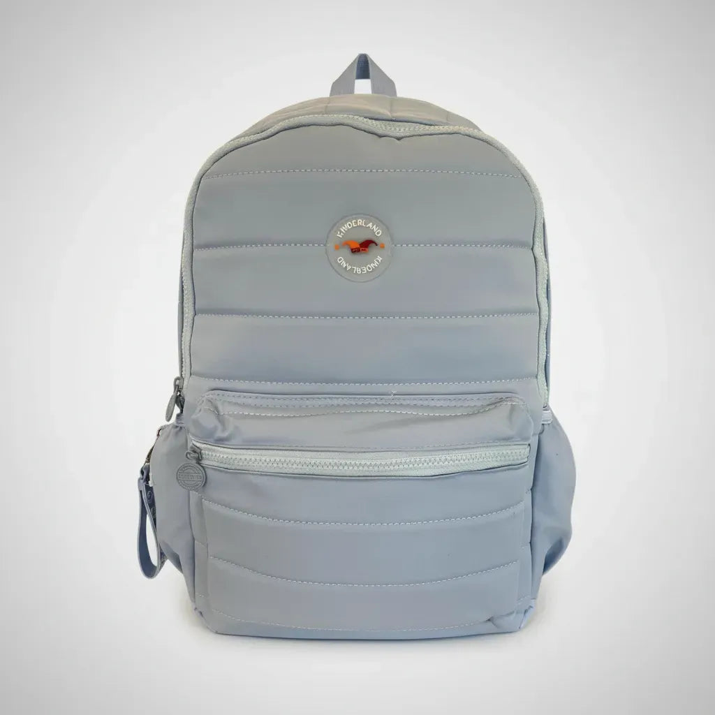 Mochila Espalda 18 Pulgadas Escolar Sl2502c Kinderland Celeste