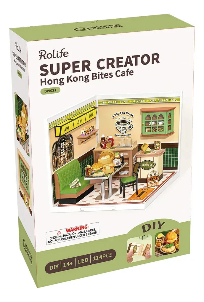 Robotime Rolife Puzzle 3d Hong Kong Bites Café Dw021