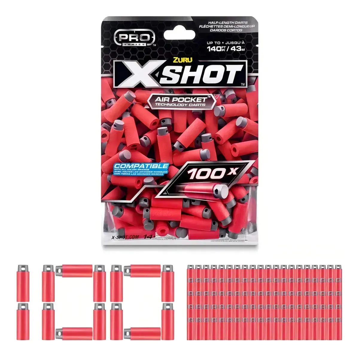 X-shot Recarga Dardos Pro Series x100 7599