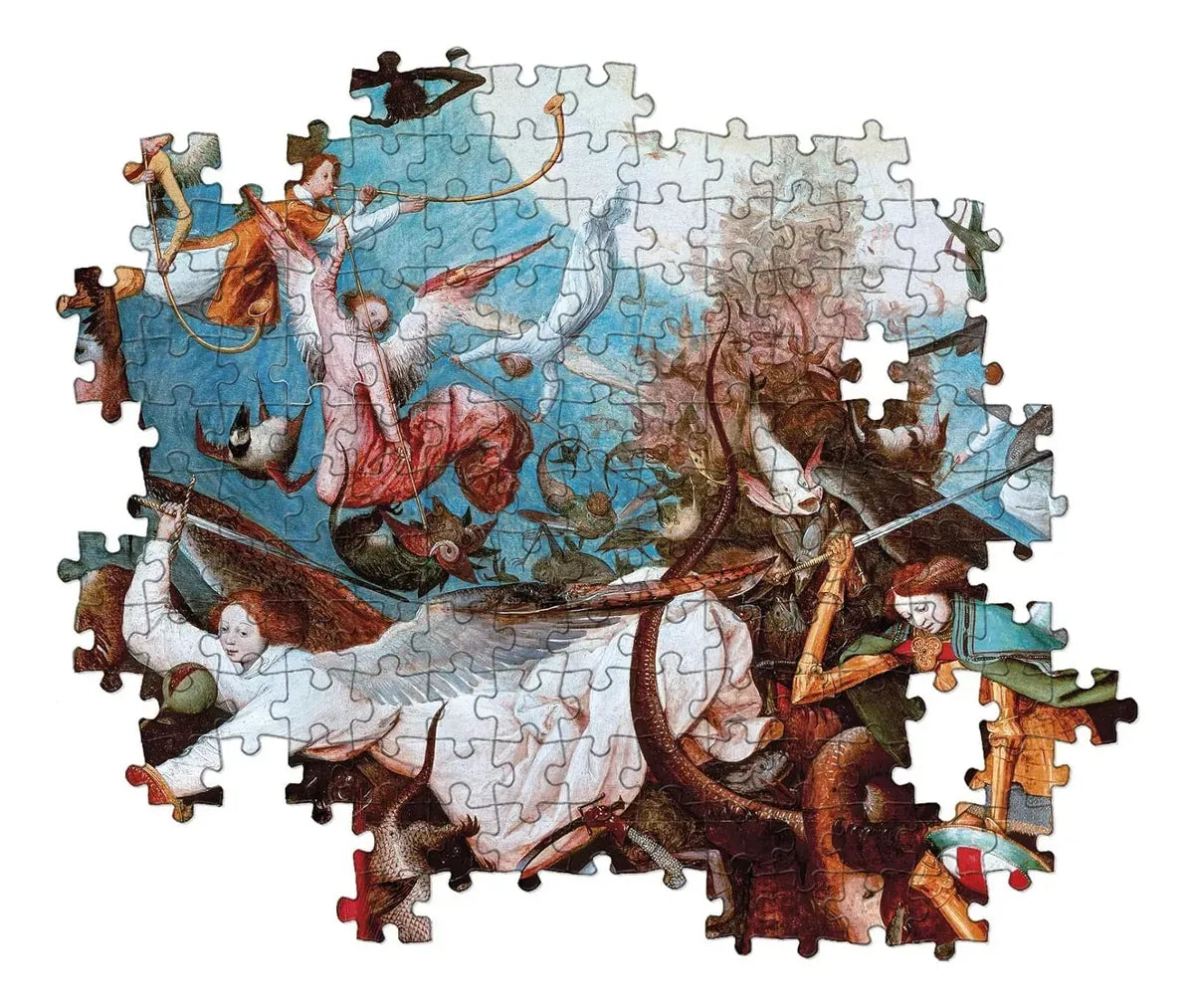 Clementoni Puzzle 1000pzs La caida de los angeles rebeldes, Brueghel 39662