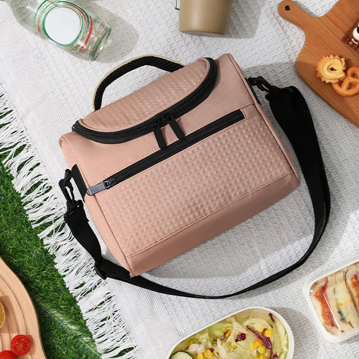 Bolso Lunchera Rosa 25*16.5*20.5CM KL1186