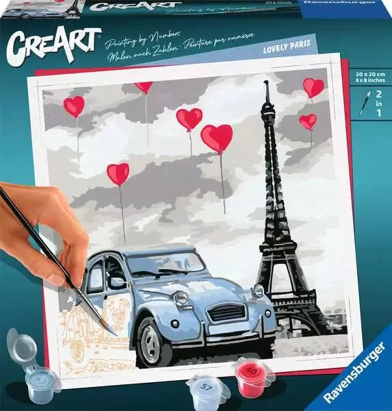 Ravensburger CreArt Pinta Por Numeros Lovely Paris 28996