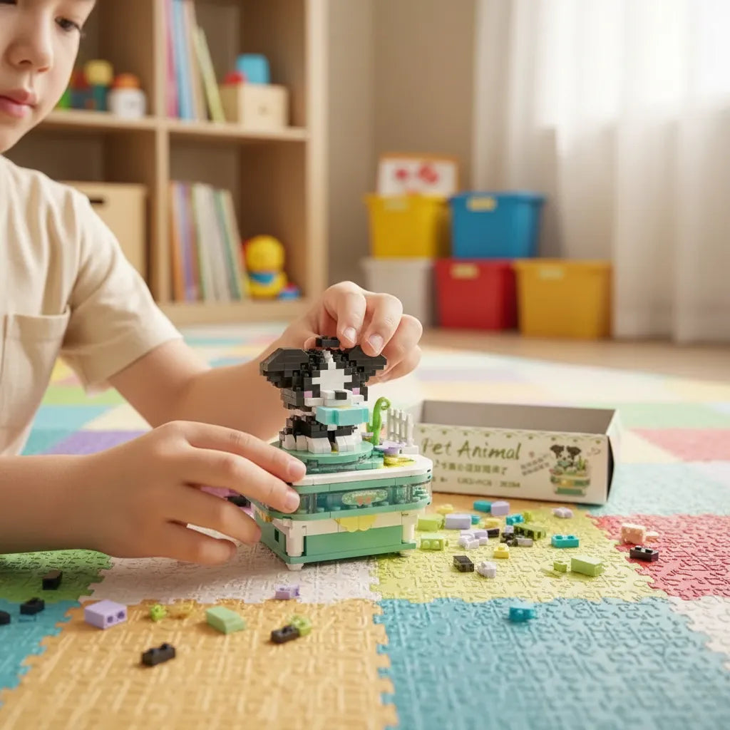 Bloques De Mascota Con Luz y Movimiento 1362Pcs 2978780
