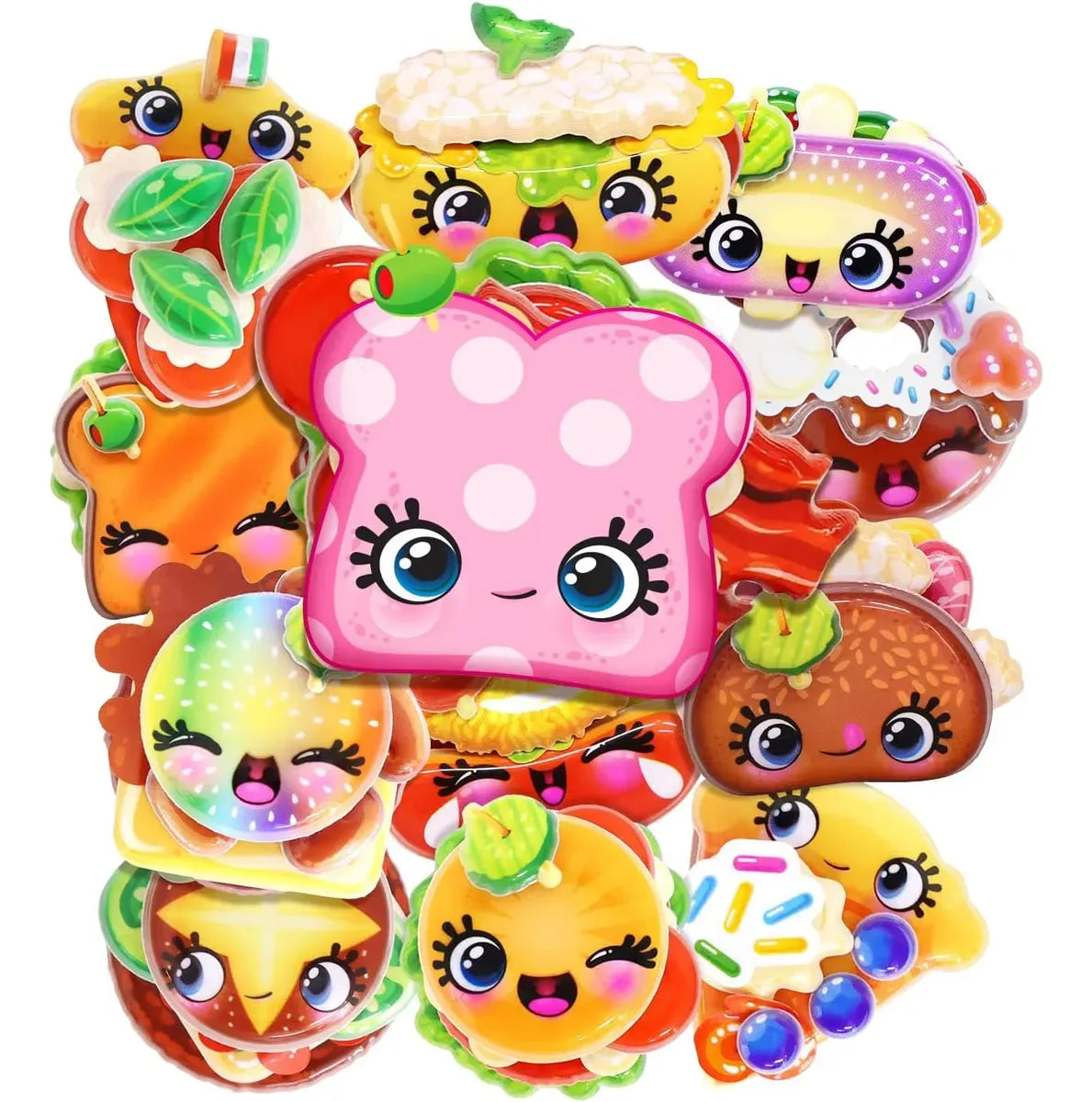 Puffy Puffs Pack 10 Personajes 3D S1003