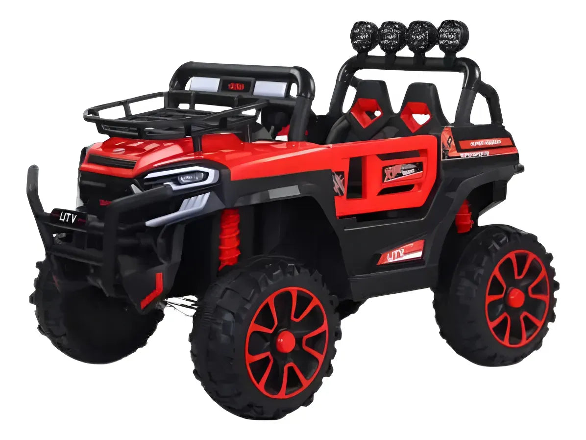 Auto A Bateria Jeep Todo Terreno Roja DLX-6188