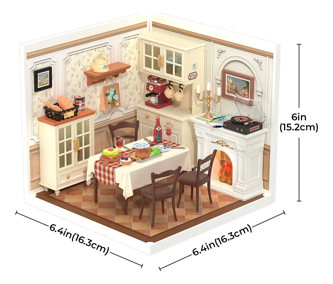 Robotime Rolife Warm Dining Room DW015B
