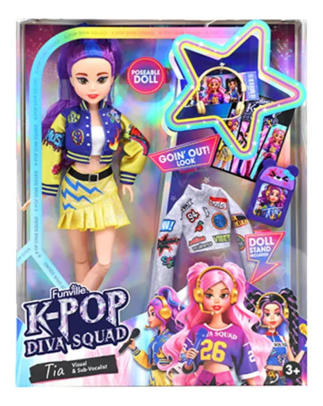 Kpop Diva Squad Muñeca Articulada 30cm Lad81157