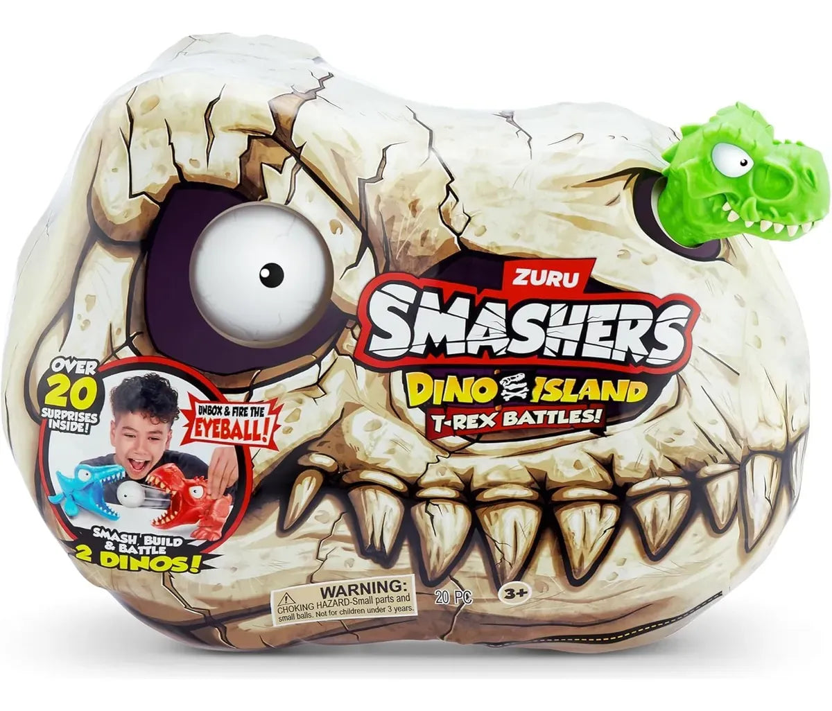 Zuru Smashers Dino Island T-Rex Battle 20 Surprise 7656