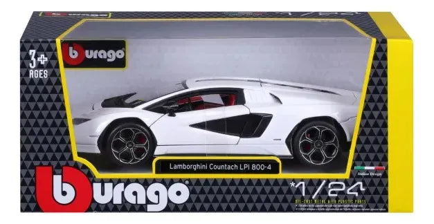 Bburago 1:24 Lamborghini Countach LPI 800-4 Blanco 18-21102