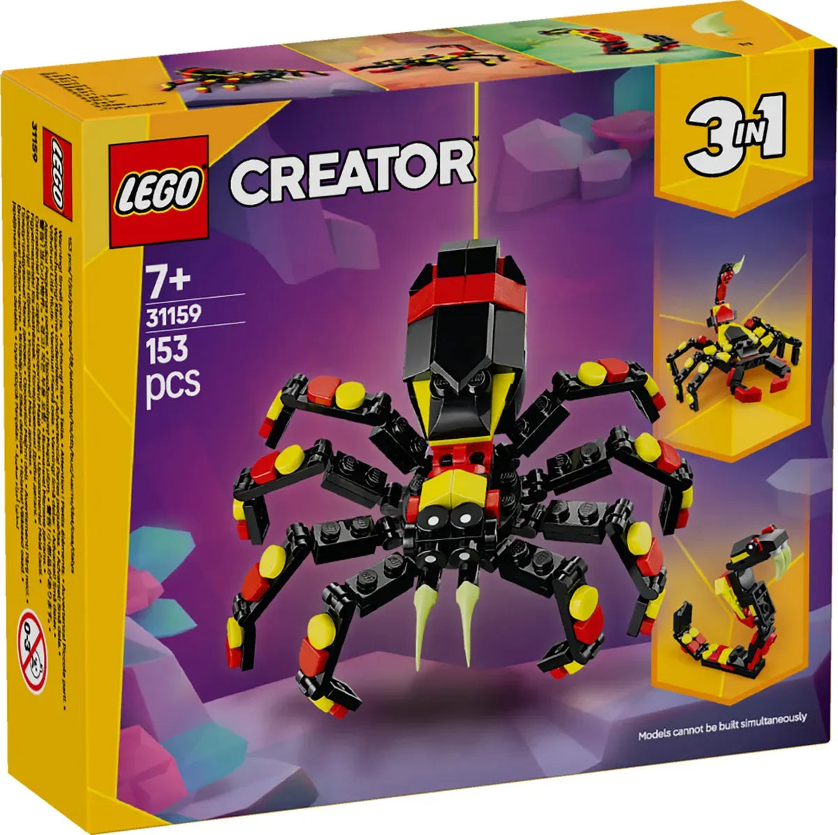 LEGO Creator Caja de Animales Salvajes 3 en 1 31159