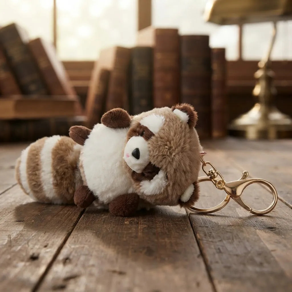 Mapache Llavero de Peluche Shine KL551
