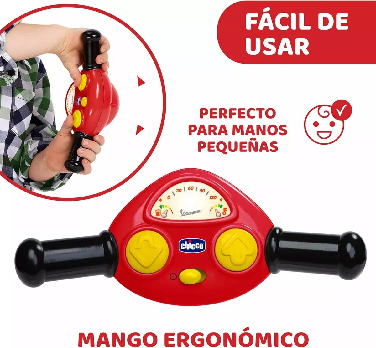 Chicco Moto Vespa Primavera R/c Con Sonido 100930