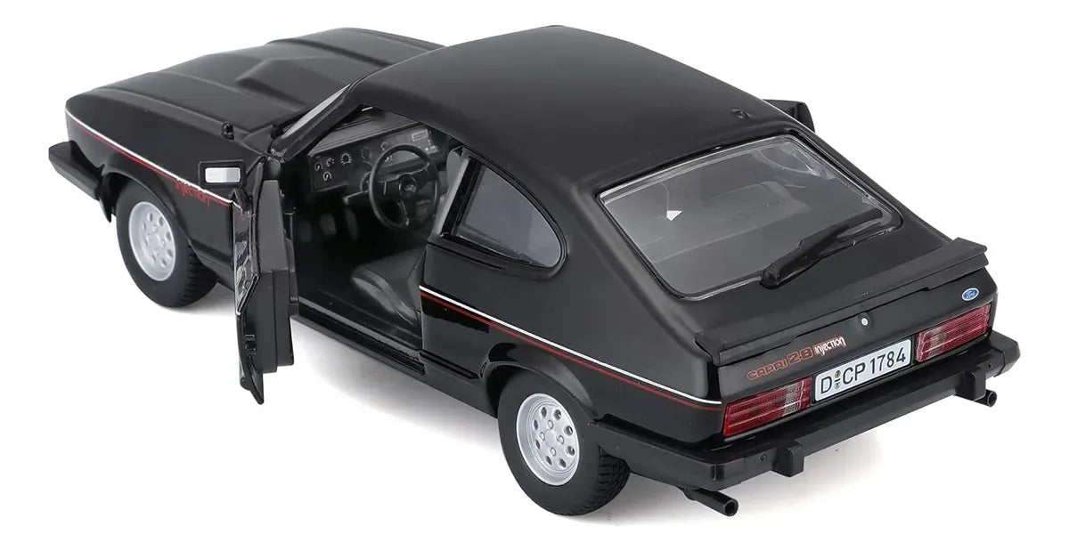 Bburago 1:24 Ford Capri 1600 GT 1982 Negro 18-21093