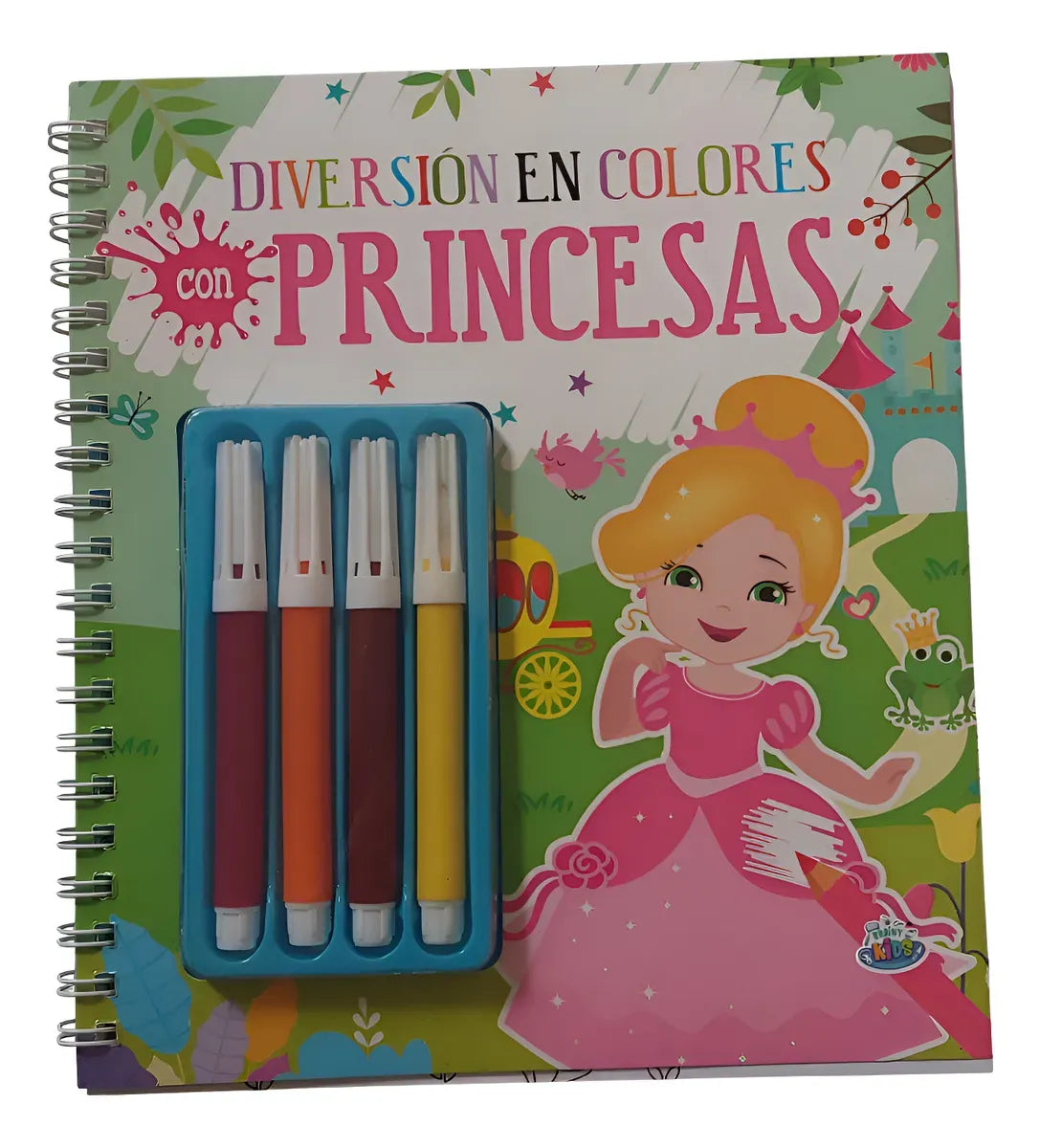 Super Kit X10 Diversión En Colores Con Princesas Bk-346